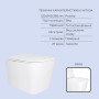 Готове рішення Qtap для ванної кімнати: підвісний унітаз Tern Ultra Quiet 525x345x360 + комплект інсталяції Standard (кругла клавіша Black)