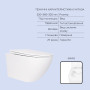 Готове рішення Qtap для ванної кімнати: підвісний унітаз Jay Rimless 520x360x320 + комплект інсталяції Standard (лінійна клавіша White)