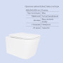 Готове рішення Qtap для ванної кімнати: підвісний унітаз Crow Rimless 485x340x330 + комплект інсталяції Standard (кругла клавіша White)