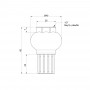 Донний клапан Icma 1/2" №49