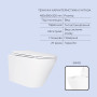 Готове рішення Qtap для ванної кімнати: підвісний унітаз Swan Ultra Quiet 485x360x320 + комплект інсталяції Standard (кругла клавіша Black)