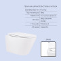 Готове рішення Qtap для ванної кімнати: підвісний унітаз Swan Rimless 520x360x320 + комплект інсталяції Standard (кругла клавіша Chrome)