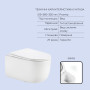 Готове рішення Qtap для ванної кімнати: підвісний унітаз Taurus Ultra Quiet 515x360x350 + комплект інсталяції Standard (кругла клавіша Black)