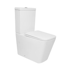 Унітаз підлоговий Qtap Crow Eco Ultra Quiet безобідковий з сідінням Soft-close QTCRO27W51030