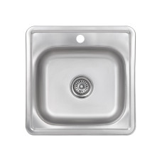 Кухонна мийка Brinex 4848 0,6 мм Micro Decor (BRIN4848MDEC0651258)