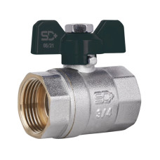 Кран кульовий Thermo Alliance Base 3/4" ВР для води (метелик) SD602W20