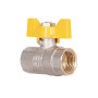 Кран кульовий Thermo Alliance Base 1/2" ВР для газу (метелик) SD602G15