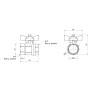 Кран кульовий Thermo Alliance Base 3/4" ВР для води (метелик) SD602W20