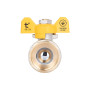 Кран кульовий Thermo Alliance Base 3/4" ВР для газу (метелик) SD602G20