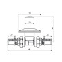 Кран прес Icma 16х1/2" №413