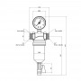 Фільтр самопромивний Icma 3/4" №750