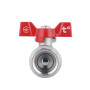 Кран кульовий SD Forte 1" ВР для води (метелик) SF602W25