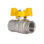 Кран кульовий SD Forte 1/2" ВР для газа (метелик) SF602G15