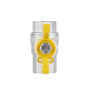 Кран кульовий SD Forte 1/2" ВР для газа (метелик) SF602G15