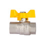 Кран кульовий SD Forte 1/2" ВР для газа (метелик) SF602G15