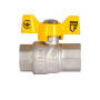 Кран кульовий SD Forte 1/2" ВР для газа (метелик) SF602G15