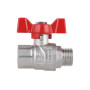 Кран кульовий SD Forte 1/2" ВЗ для води (метелик) SF607W15
