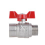 Кран кульовий SD Forte 1" ВЗ для води (метелик) SF607W25
