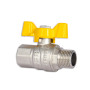 Кран кульовий SD Forte 1/2" ВЗ для газа (метелик) SF607G15