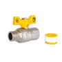 Кран кульовий SD Forte 1/2" ВЗ для газа (метелик) SF607G15