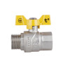 Кран кульовий SD Forte 1" ВЗ для газа (метелик) SF607G25