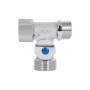 Кран приладовий кульовий SD Forte 1/2"х3/4"х1/2" SF186W152015