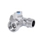 Кран приладовий кульовий SD Forte 1/2"х3/4"х1/2" SF186W152015