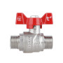 Кран кульовий SD Forte 1/2" ЗР для води (метелик) SF606W15