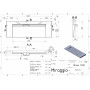 Умивальник OLMOS 1500 MIRASOFT
