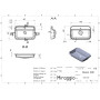 Умивальник OCEAN 600 MIRASOFT