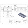 Умивальник VARNA 900 MIRASTONE GRAY