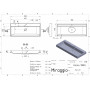 Умивальник VARNA 1000 MIRASTONE BLACK