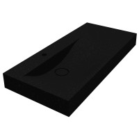 Умивальник VIOLA 1000 L MIRASTONE BLACK