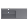 Умивальник POLLY 1250 L MIRASTONE STONE GRAY