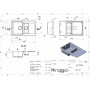 Кухонна мийка LAPAS black