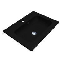 Умивальник DELLA 600 MIRASTONE BLACK